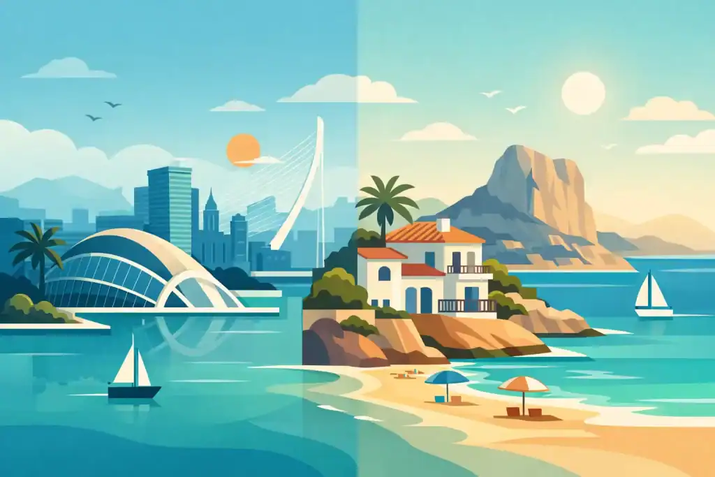 Valencia versus Costa Blanca property